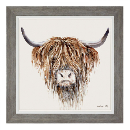 Freddie Framed Canvas 640x50x640mm