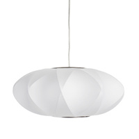 Lampa wisząca SILK X-shape biała 40 cm - nowoczesna i minimalistyczna