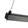 Lampa wisząca BEAM-80 LED - czarna oprawa liniowa