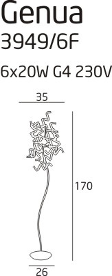 Genua lampa podłogowa