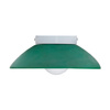 Lampa ścienna ILUSIONI 26 cm - okrągły kinkiet zielony
