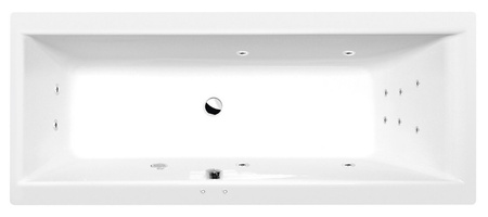 CLEO wanna z hydromasażem, 170x75x48cm, Attraction Hydro, chrom