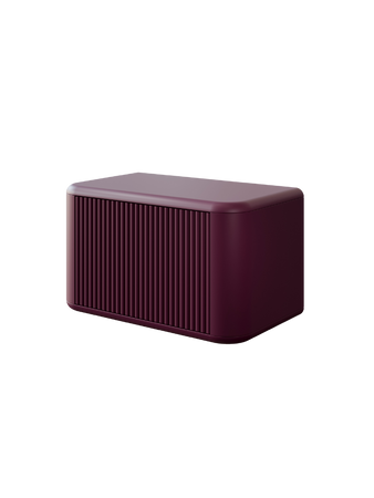 Szafka z blatem 80 cm welur bordo MINORI 009-SU80-03