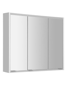 BATU szafka z lustrem 80x71x15cm, 2x oświetlenie LED, biały