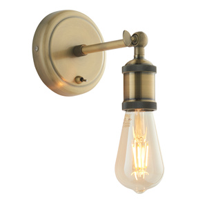 Hal Wall Light Antique Brass