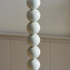 Higgledy Floor Lamp Base Gloss Almond White Paint