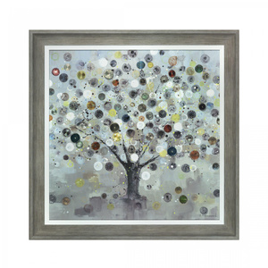 Watch Tree Small Framed Canvas 600x35x600mm