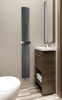 OTHELLO MONO SLIM grzejnik aluminiowy 300x1890mm, czarny mat