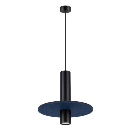 Lampa wisząca PELTA 1 czarna/granatowa