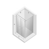 KABINA NEW SOLEO PROSTOKĄTNA U 80x100x195 CZYSTE 6mm ACTIVE SHIELD