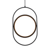 Lampa wisząca ELIPSE M, 45 cm - LED, czarna nowoczesna