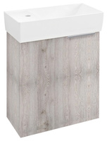 LATUS IX szafka umywalkowa 44x50x22cm, dąb Mocca