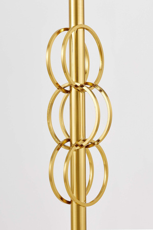 GLAMOUR LAMPA NOCNA Z MARMUREM BIAŁA AZZARIA