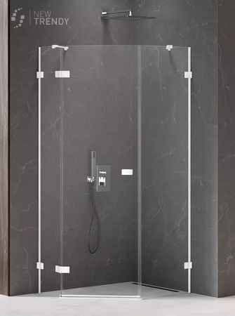 KABINA AVEXA WHITE PIĘCIOKĄTNA P 90x90x200 CZYSTE 6mm ACTIVE SHIELD