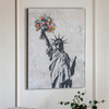 Obraz w ramie „Concrete Dreams I” – szary, 70 × 1,5 × 90 cm