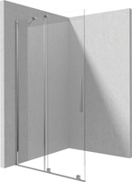 Ścianka prysznicowa walk-in 140 cm - przesuwna