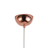 Lampa wisząca GLAM L miedziana 38 cm