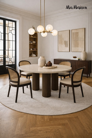 MaMaison stół jadalniany RAGNO 120        drewno / marmur
