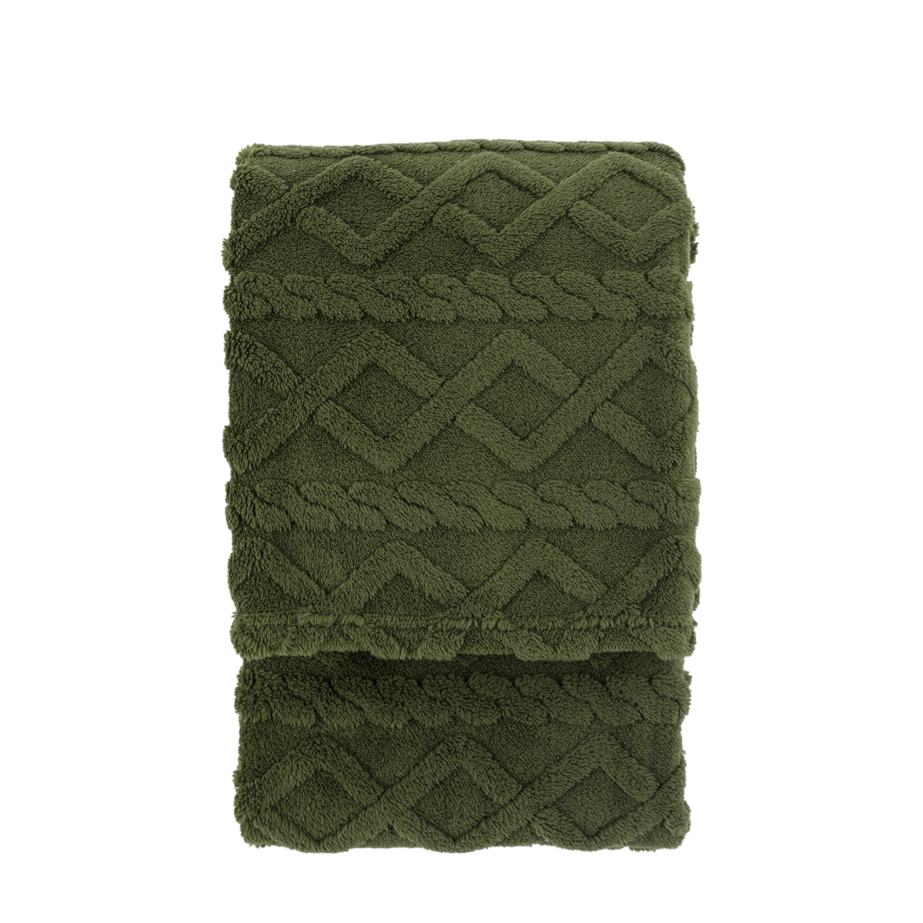 Pled Woodland – zielony, 130 × 170 cm