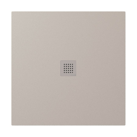 TRENECA brodzik kompozytowy z możliwością docinania 90x90cm, beżowy mat