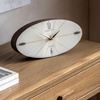 Greenwich Mantel Clock Dark Walnut 130x270x55mm