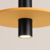 Lampa wisząca PELTA 1 czarna/żółta