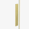 KABINA SMART LIGHT GOLD PROSTOKĄTNA  120x80x200 CZYSTE 8mm ACTIVE SHIELD