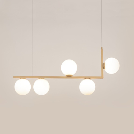 ANDY 5 zwis złoty beż