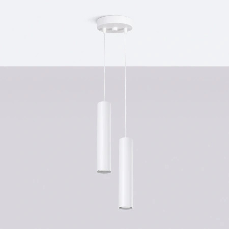 Lampa wisząca LAGOS 2P biała