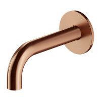 Y wylewka wannowa ścienna, miedź szczotkowana