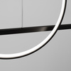Lampa wisząca GLAD czarna LED 4000K