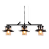 LAMPA WISZĄCA INDUSTRIALNA LOFT CZARNA CAPRI TRIO