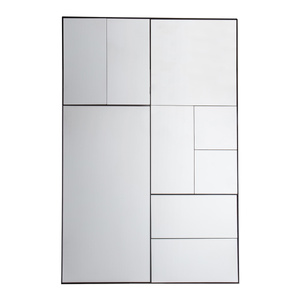 Czarne lustro Broadheath 810 x 1220 mm