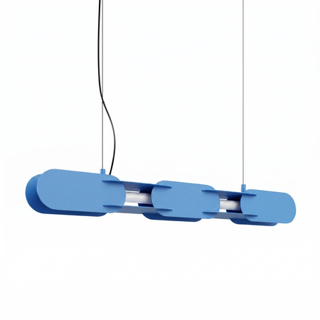 Lampa wisząca CHAIN 91 błękitna LED 3000K