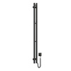 Elektryczny grzejnik łazienkowy Silhouette Quadro 90х1500 Sensor prawa, czarny