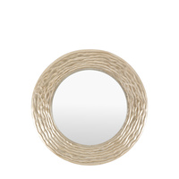 Cresta Round Mirror champagne900x40x900mm