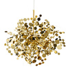 Lampa wisząca MONETTI 40 cm -  złota, dekoracyjna