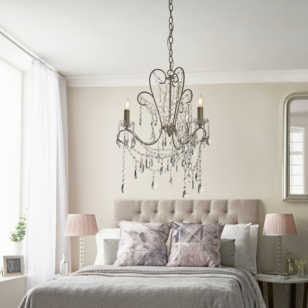 Berkley 3 Pendant Light Aged Silver