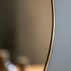 Highline Round Mirror Brass 500x20x500mm
