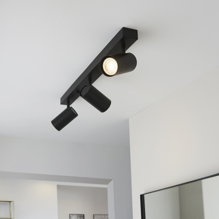 Rez 3 Ceiling Light Black