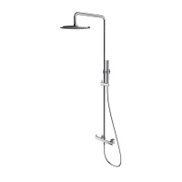 Y system prysznicowy natynkowy, chrom połysk