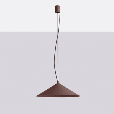 Lampa wisząca FINT brązowa LED 3000K