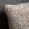 Maple Faux Fur Cushion Oatmeal 500x500mm