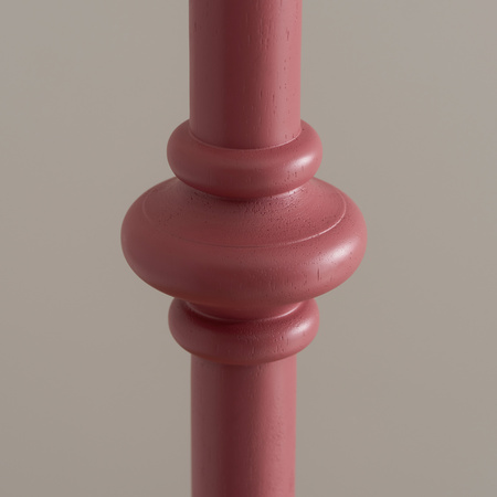 Carnaby Floor Lamp Base Satin Pink Clay