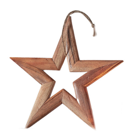 Priola Wooden Star Natural Small 315x10x300mm