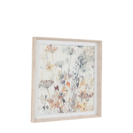 Garden Notes Framed Canvas 820x60x820mm
