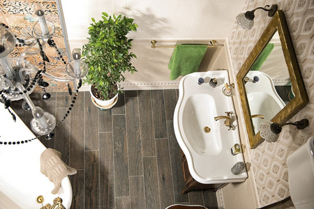 RETRO szafka umywalkowa 89x80x48cm, buk