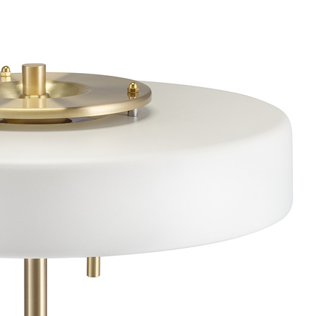 Lampa stołowa ARTDECO - biało - złota