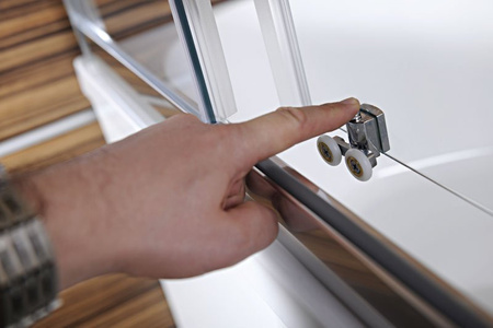 CARMEN kabina prysznicowa 900x900x1650mm, szkło czyste