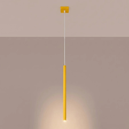 Lampa wisząca PASTELO 1 żółta